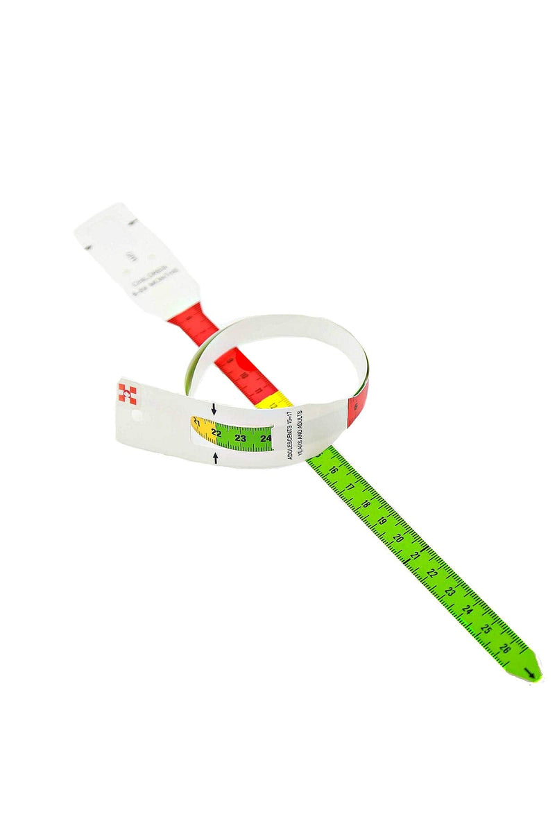 (Pack of 10) AnthroFlex Mid-Upper Arm Circumference MUAC Tape Measure for Adults 18+, Pregnant, Postpartum - BeesActive Australia