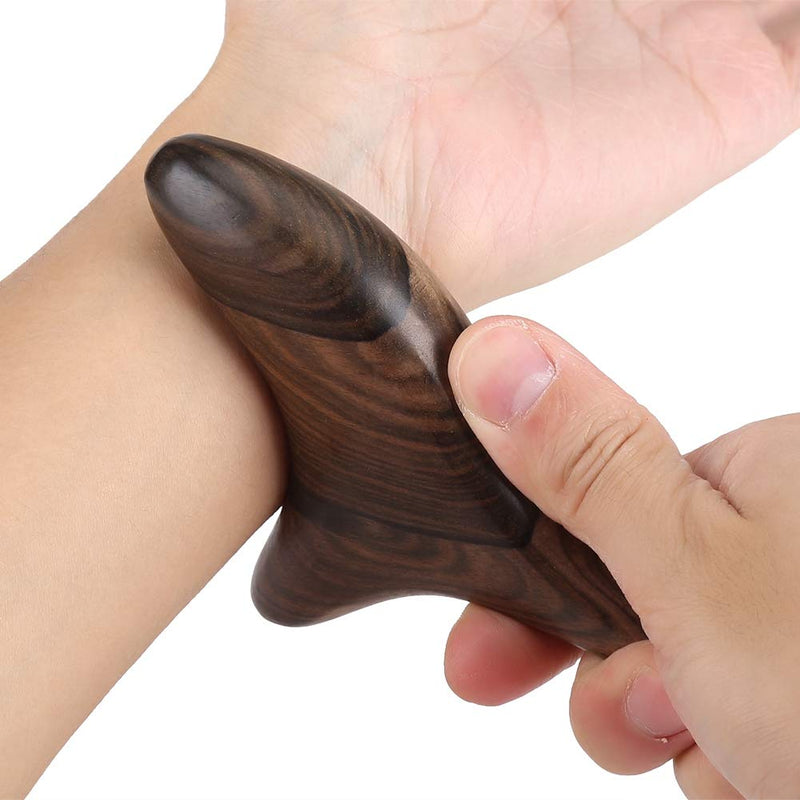 Traditional Thai Massager - Manual Body Massager Vietnam Fragrant Wood Massager Foot Reflexology, Body Acupuncture Point Gua-Sha Full Body Relaxation for Foot, Back,Head, Waist, Neck Use - BeesActive Australia