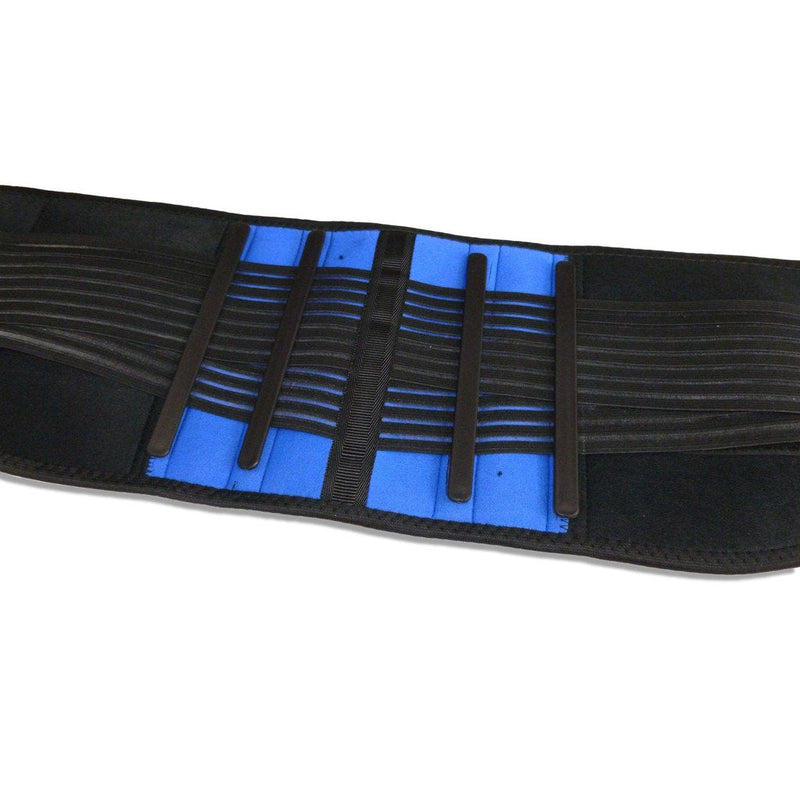 NeoPhysio Neoprene Double Pull Lower Back Support Lumbar Brace = Large L (Pack of 1) - BeesActive Australia
