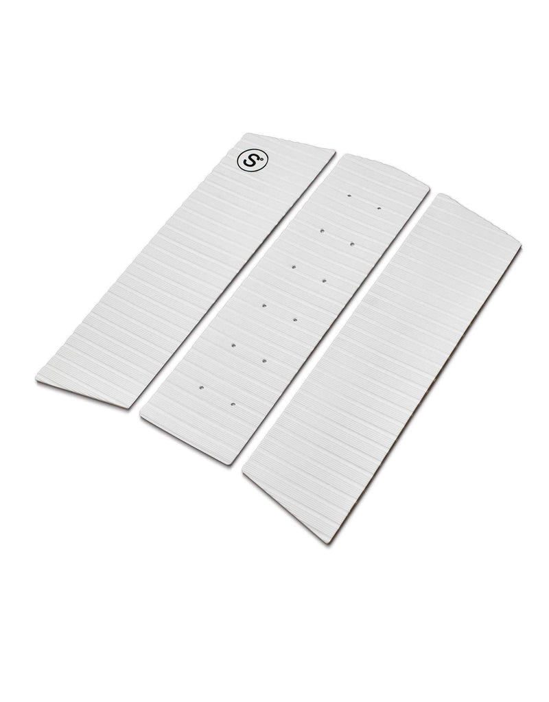 SYMPL Surfboard Front Traction Pad  3 pc Front Grip  Surfboard, Skimboard, Longboard Deck  Maximum Grip Stomp Pad  3M Adhesive  Fits Surf, Skim Board, Long Deck, Wakesurf, Fish Boards black - BeesActive Australia