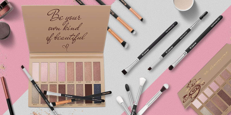 Best Pro Eyeshadow Palette Makeup - Matte Shimmer 16 Colors - Highly Pigmented - Professional Nudes Warm Natural Bronze Neutral Smoky Cosmetic Eye Shadows Nude Exposed - BeesActive Australia