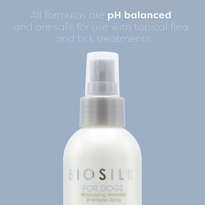BioSilk for Dogs Dog Grooming Supplies - Dog Shampoos, Waterless Dog Shampoo, Pet Wipes, Dog Wipes, Dog Pet Shampoo, Dog Wash, Pet Wash, Puppy Shampoo, Shampoo for Dogs 2 Pack Waterless Shampoo Spray - BeesActive Australia