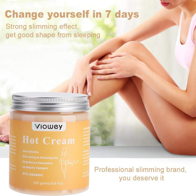 Hot Cream, Anti-Cellulite Cream, Fat Burning Cream, Slimming Cream for Tummy, Abdomen, Belly, Legs, Arms, Buttocks and Waist Weight Loss, 8.8oz - BeesActive Australia