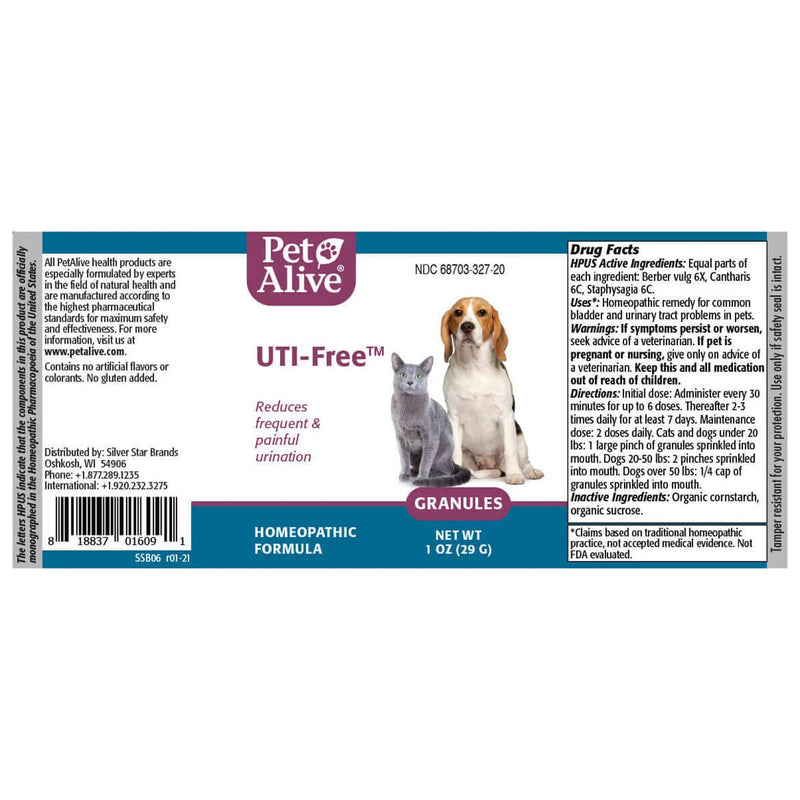 PetAlive UTI-Free Granules - BeesActive Australia
