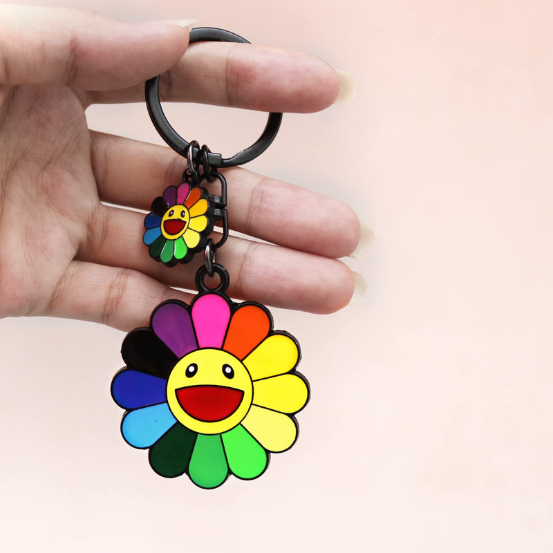 Keychain,Letter Bag Charm ,Smile Flower Accessories for Women - BeesActive Australia