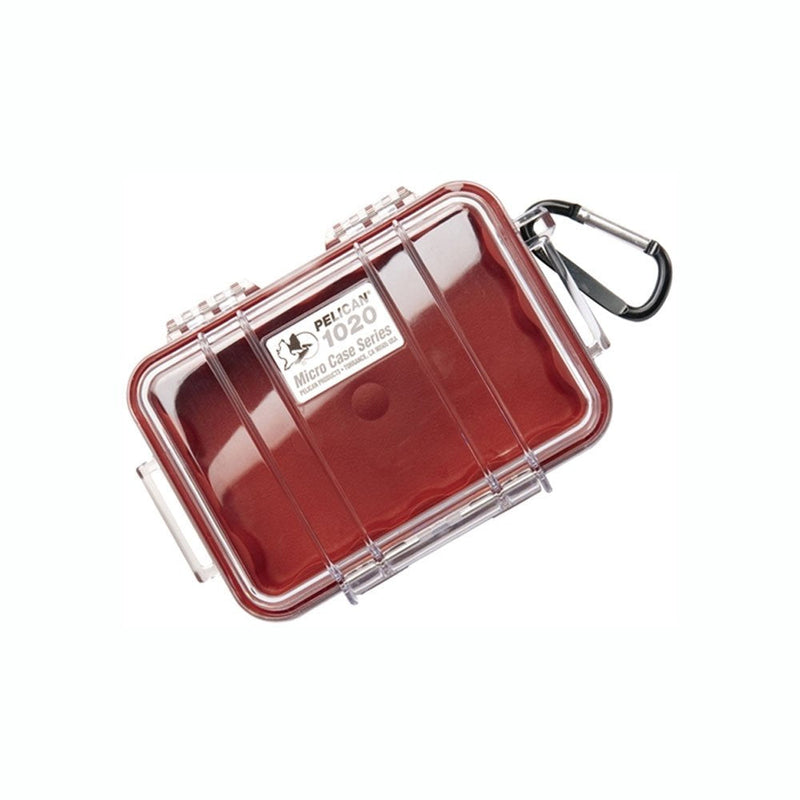 Pelican 1020 Micro Case (Red/Clear) & Pelican 1040 Micro Case (Black/Clear), Model:1040-025-100 Red/Clear Case + Case (Black/Clear) - BeesActive Australia