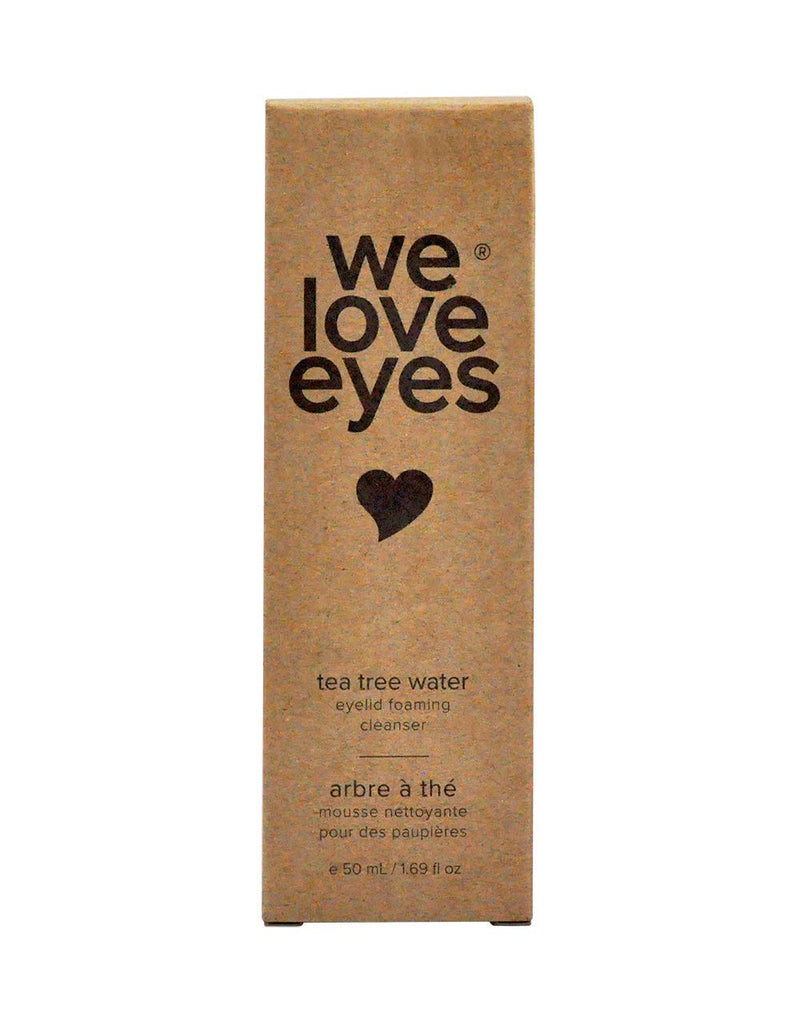 We Love Eyes - 100% Oil Free Tea Tree Water Eyelid Foaming Cleanser - For Eyelash Extension Home Care, Extend Lash Retention, Non-Irritating Formula, Removes sources of inflammation - BeesActive Australia
