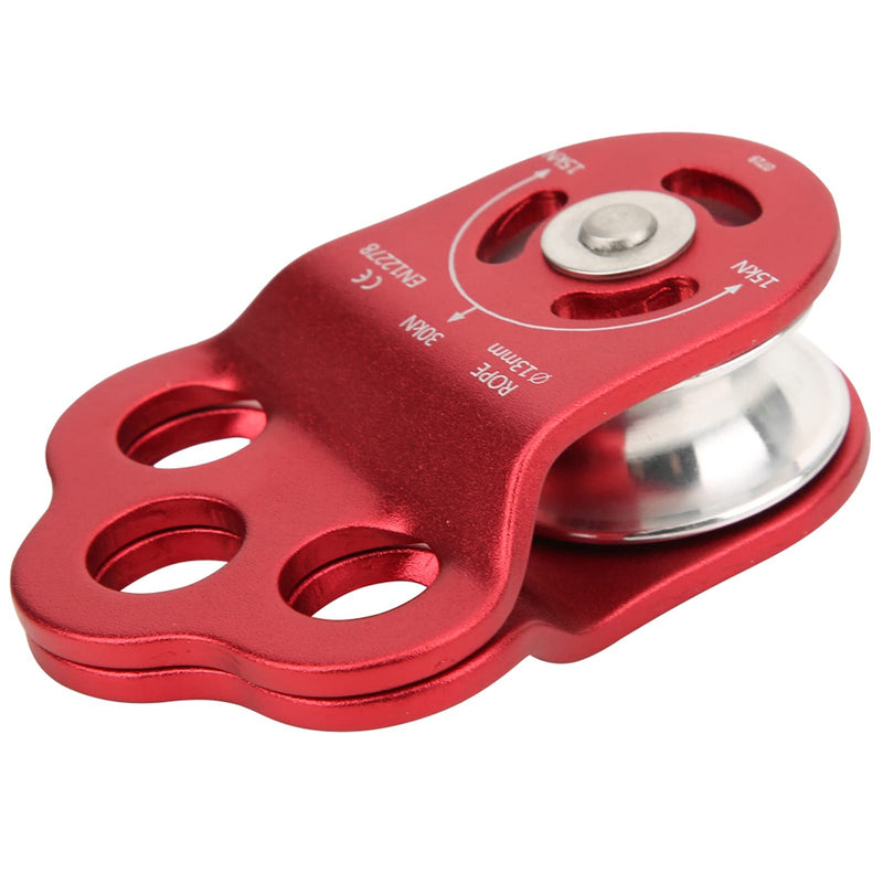 Keenso Three Hole Single Pulley, Climbing Pulley with High Strength, Outdoor Climbing Mountaineering Tool - BeesActive Australia
