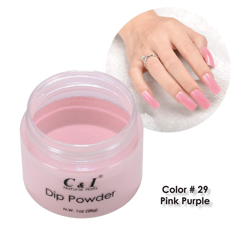 C & I Dipping Powder Color No.029 Pink-purple Purple Color System - BeesActive Australia