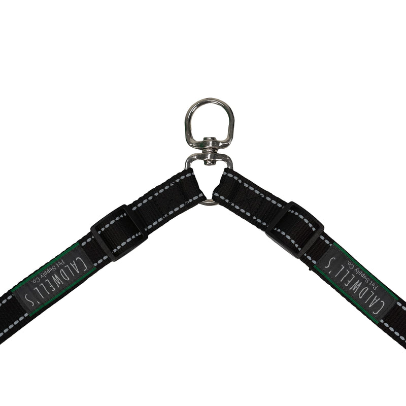 Caldwell's Pet Supply Co. No Tangle Dog Leash Coupler, Double Dog Walker - Trainer Leash - Two Dogs Adjustable Splitter Lead Large - BeesActive Australia