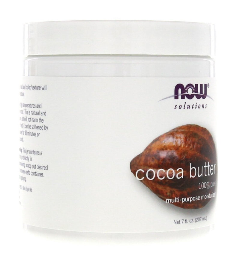 Now Foods Cocoa Butter (100% Pure) - 7 oz. (pack of 2) 7 Ounce (Pack of 2) - BeesActive Australia