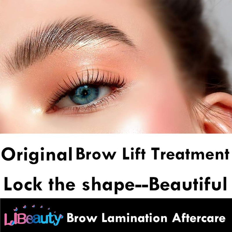 LiBeauty Brow Lamination Aftercare，Eyebrow Lamination Conditioner, Eyebrow Lift Serum, Fuller & Thicker Aftercare for Brow LAMINATION/Lift/Tint/Wax | 100-Day Supply (10ml) clear - BeesActive Australia