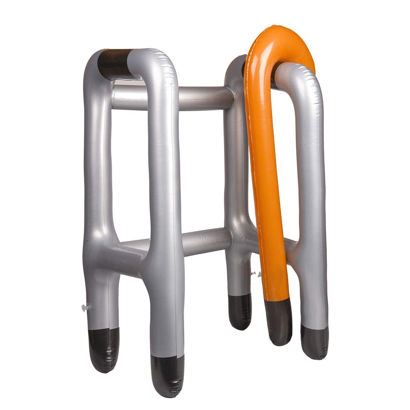 Lezevn 1 Piece Inflatable Walking Stick Blow Up Walking Stick Inflatable Joy for Dress Up Old Man Party Accessories (1) - BeesActive Australia