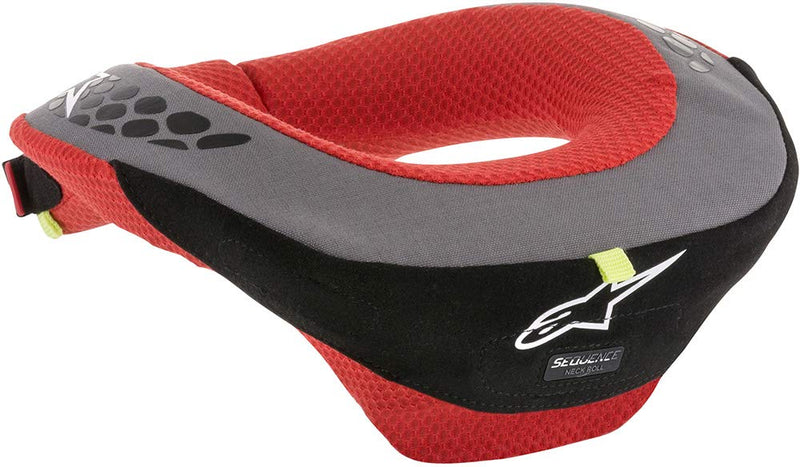 Alpinestars Youth Sequence Motorcycle Neck Roll Large-X-Large Black Red - BeesActive Australia