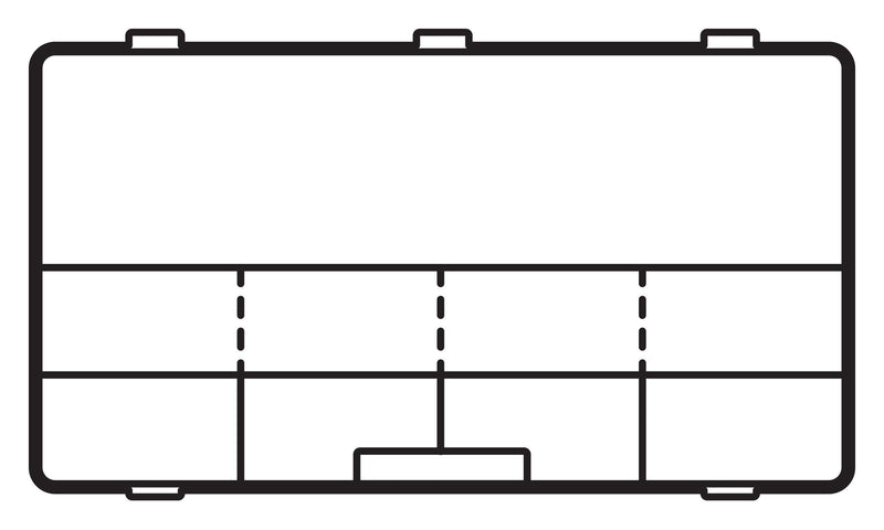 7003R Tuff Tainer® - 9 Compartments - Half Bulk (Includes (3) Zerust® Dividers) - BeesActive Australia