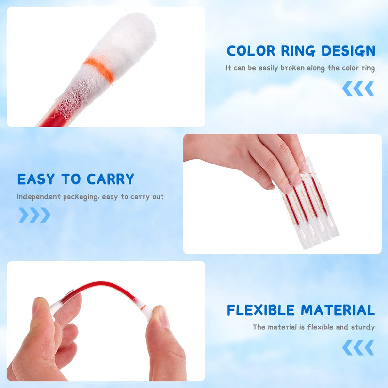 Healifty Disposable Wound Cotton Swab Disinfection Iodophor Cotton Stick for Infant Kids - BeesActive Australia