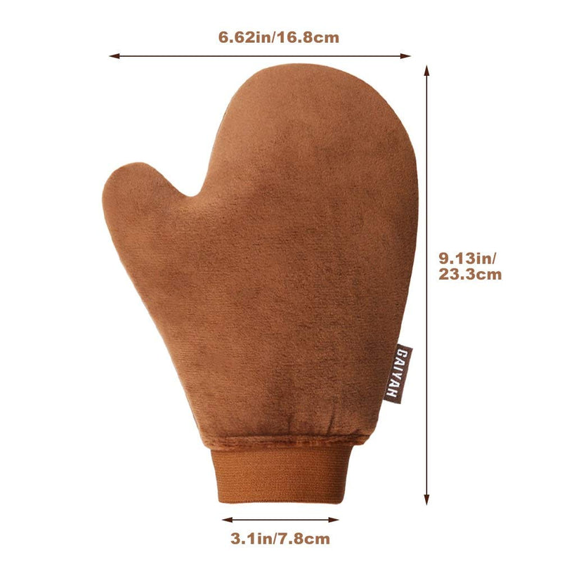 GAIYAH Tanning Mitts Self Tanner - Tanning Mitten Self Tanning Mitt Applicator Tanning Glove For Self Tan Mitt Applicator Self Tanner Mitt Applicator With Thumb Ultra Soft - BeesActive Australia