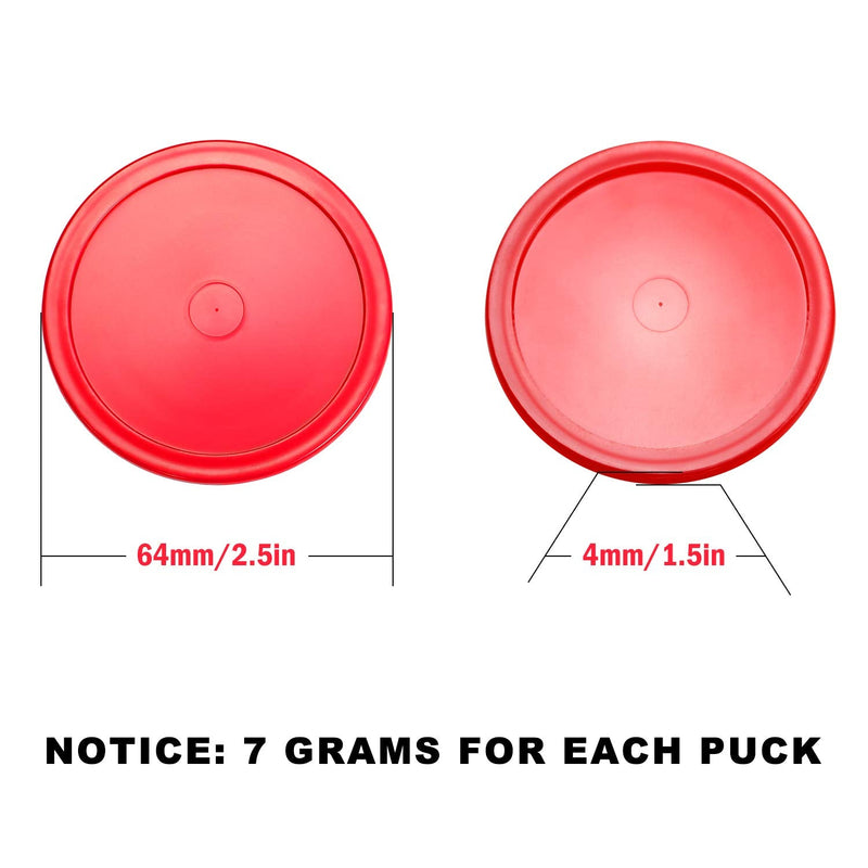 8 Pieces Air Hockey Pucks Replacement Round Pucks for Game Tables, Equipment, Accessories，7 Grams - BeesActive Australia