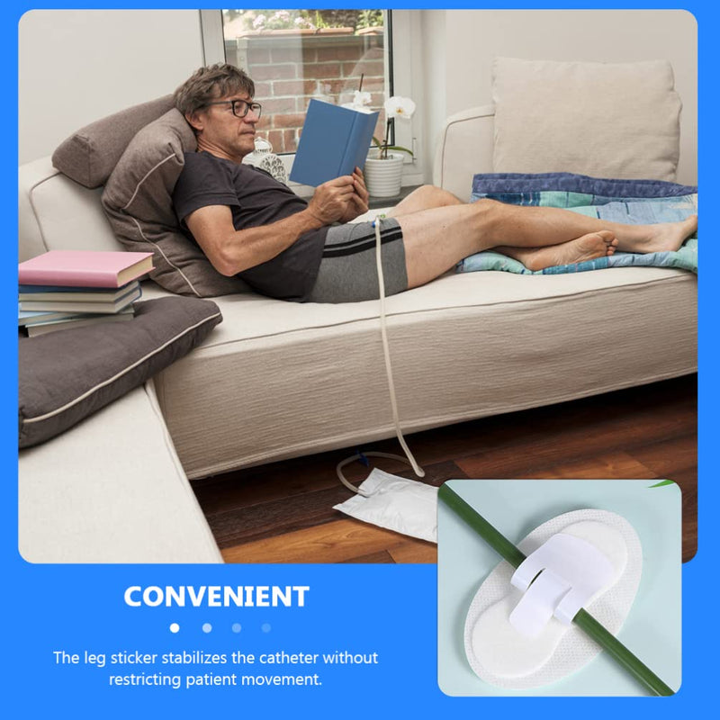 EXCEART Catheter Tube Holder 20Pcs Catheter Fixation Stickers Catheter Stabilization Device Catheter Tube Fixing Tapes - BeesActive Australia