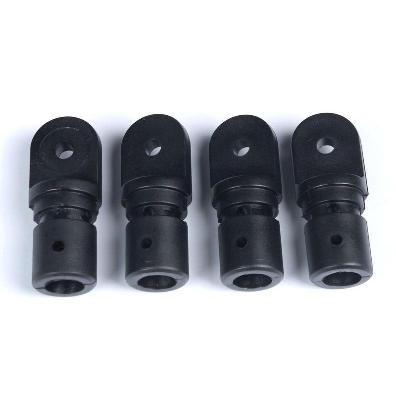 MX 1 inch Bimini Top Fitting Hardware Eye End Cap 4pcs (Inside for 1” Round Tube) - BeesActive Australia