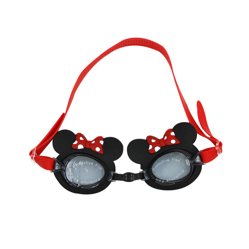 RARITYUS Cute Cartoon Pattern Swim Goggles Waterproof Anti Fog Swimming Goggles for Youth Kids Child Red Minnie - BeesActive Australia