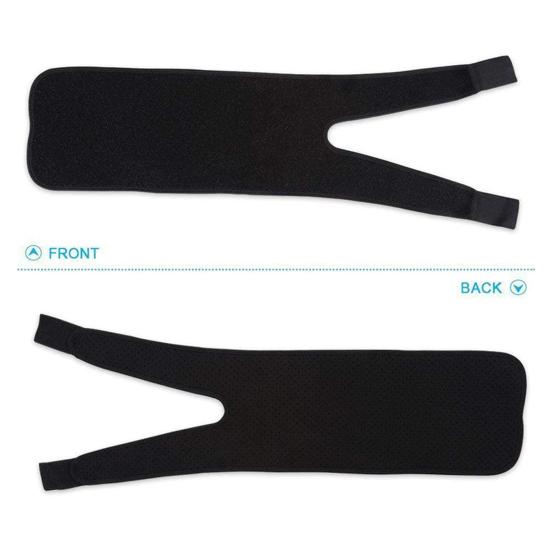 Medical Grade Thigh Hamstring Support Compression Brace Wrap Adjustable Neoprene Sports Leg Sleeve for Pulled Hamstring Strain Injury Rehab for Gym,Running, Fitness, Football, Badminton, Basketball 1 Pcs Thigh Support - BeesActive Australia