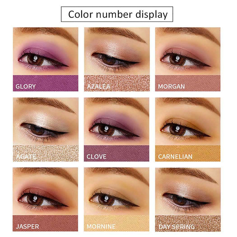 Edanta Matte Eyeshadow Paltte Brown Glitter Eye Shadow Blend 15 Colors Eyeshadows Waterproof High Pigmented Eyes Makeup for Women and Girls - BeesActive Australia