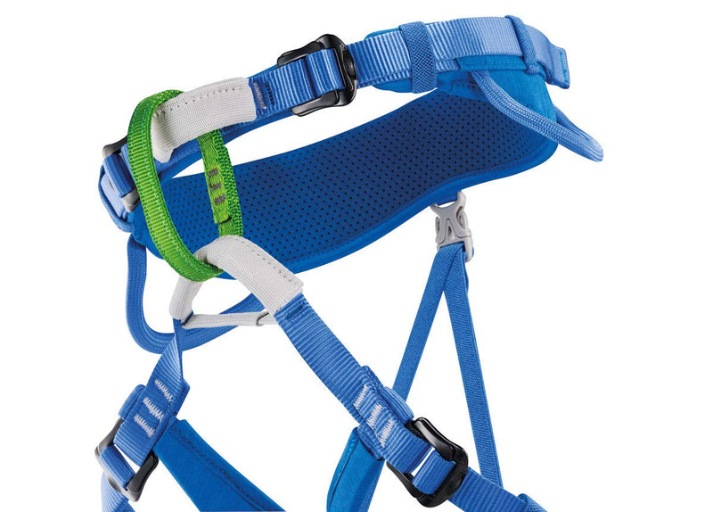 Petzl MACCHU Kids' Climbing Harness - Adjustable Seat Harness for Children Less Than 40kg / 88 lbs Violet One Size - BeesActive Australia