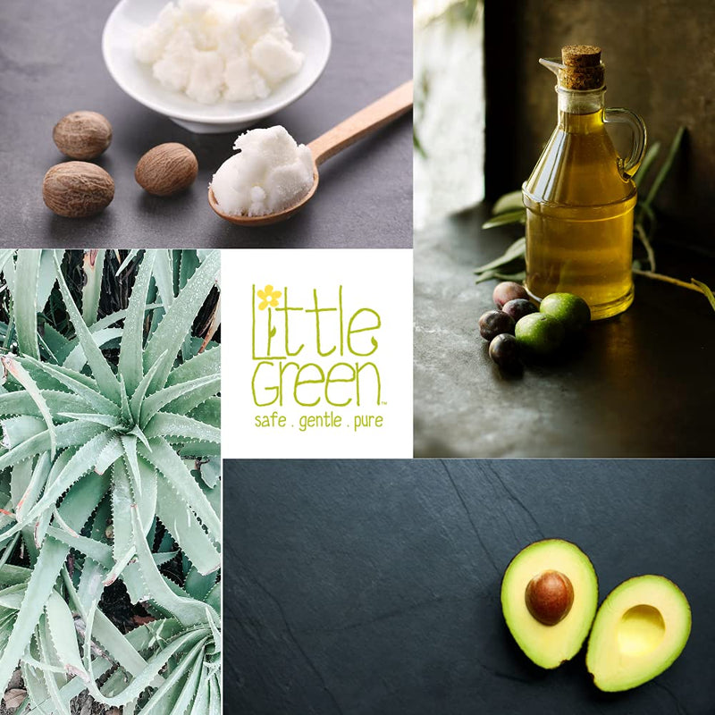 Little Green Nourishing Baby Lotion. Moisturizing Baby Body Lotion for Dry Skin and Sensitive Skin. Enriched with Shea Butter, Aloe, Avocado Oil, and Vitamin E to Nourish Skin. 6 fl. Ounces (LGBBLT6) - BeesActive Australia