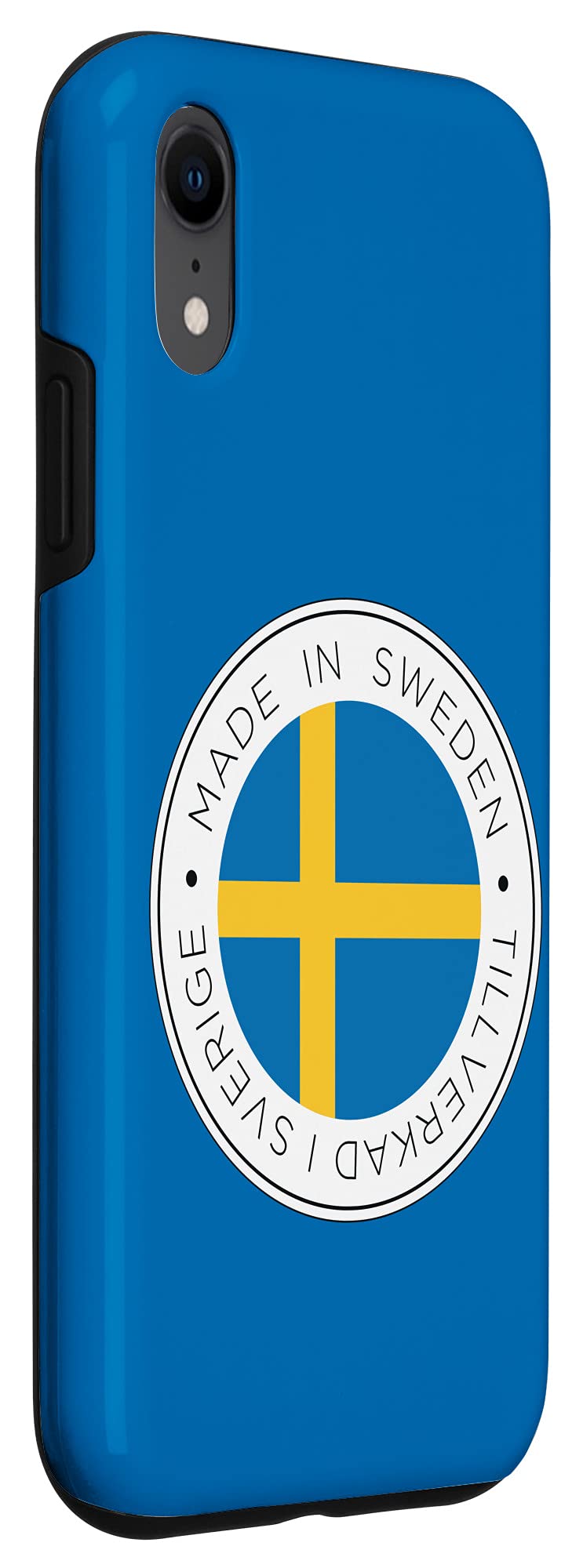 iPhone XR Made In Sweden Flag Blue Case iPhone XR - BeesActive Australia