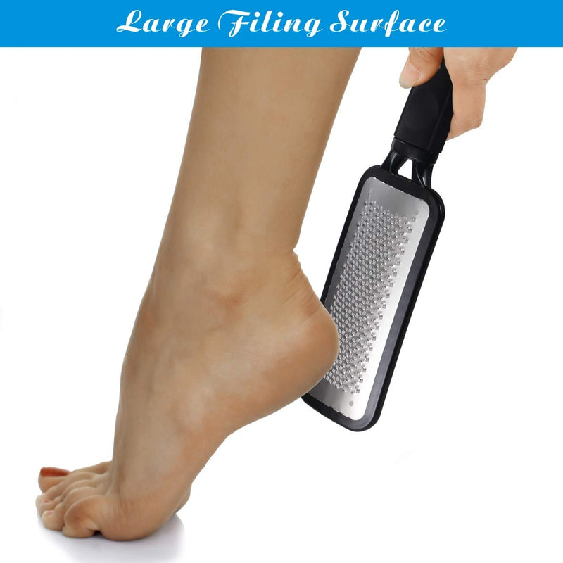 Colossal Pedicure Rasp Foot File, Professional Foot Care Pedicure Stainless Steel File to Removes Hard Skin, Can Be Used On Both Dry and Wet Feet - BeesActive Australia