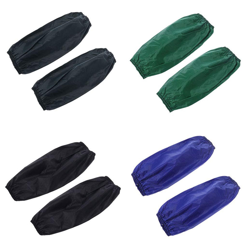 Runrain 1 Pair Waterproof Oilproof Arm Sleeves Covers Oversleeves Sleevelets Cleaning Protective Kitchen Tool Black - BeesActive Australia
