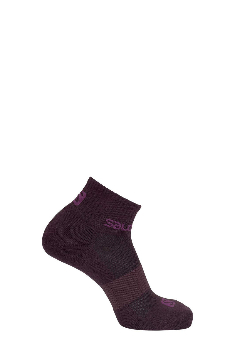 Salomon Standard Socks, Light Heather/Medium Grey Heat, L Medium Winetasting/Cayenne - BeesActive Australia