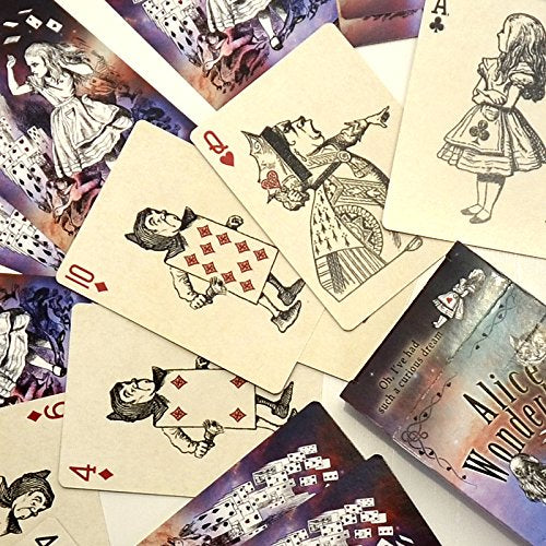 [AUSTRALIA] - Rodaruus Alice in Wonderland Playing Cards, Full 54 Poker-Size Card Deck Galaxy 