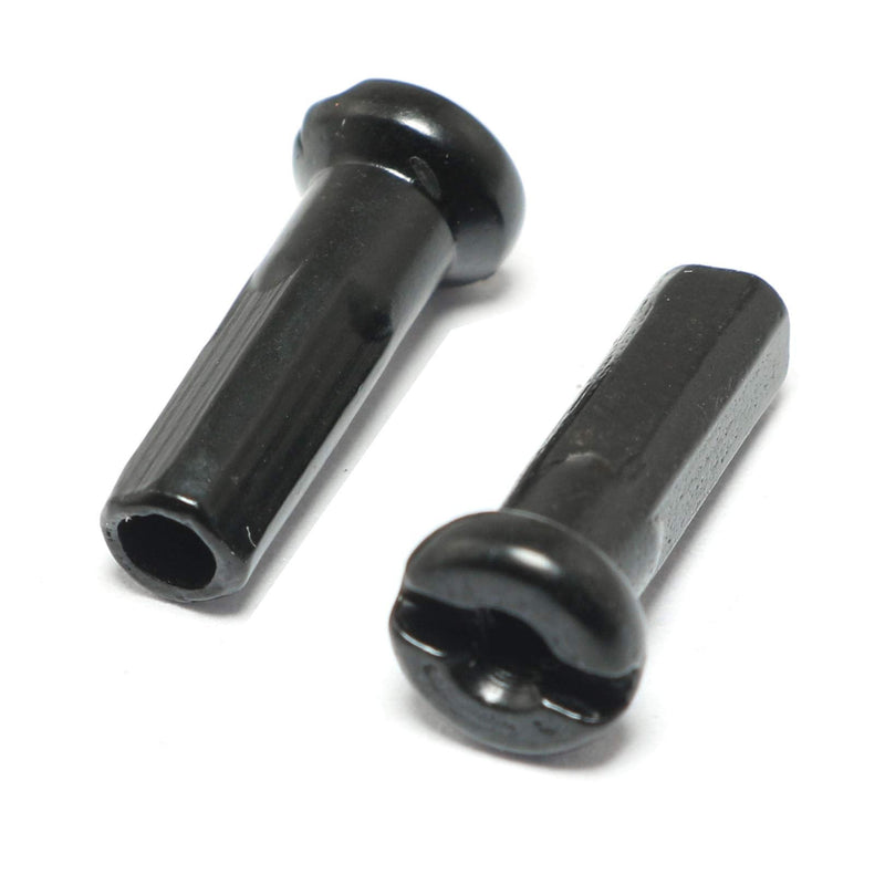 Pro Bamboo Kitchen 36pcs Mountain Bike Spoke Cap Black Carbon Steel Bicycle Spoke Cap 14G Nipple for 2mm Diameter Spokes - BeesActive Australia
