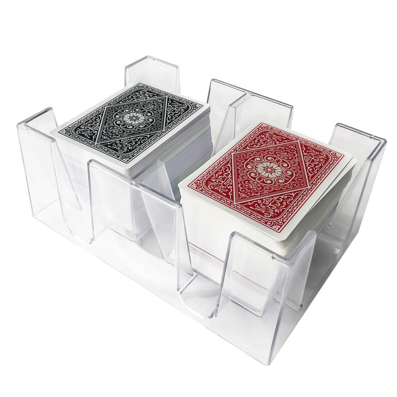 [AUSTRALIA] - Yuanhe 6 Deck Revolving Rotating Canasta Playing Card Tray 