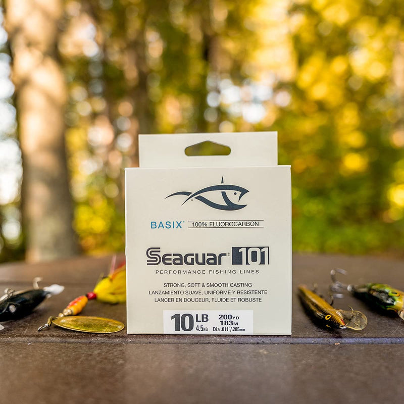 Seaguar 101 Basix 100% Fluorocarbon Fishing Line, Clear 200-yards/10-pounds - BeesActive Australia