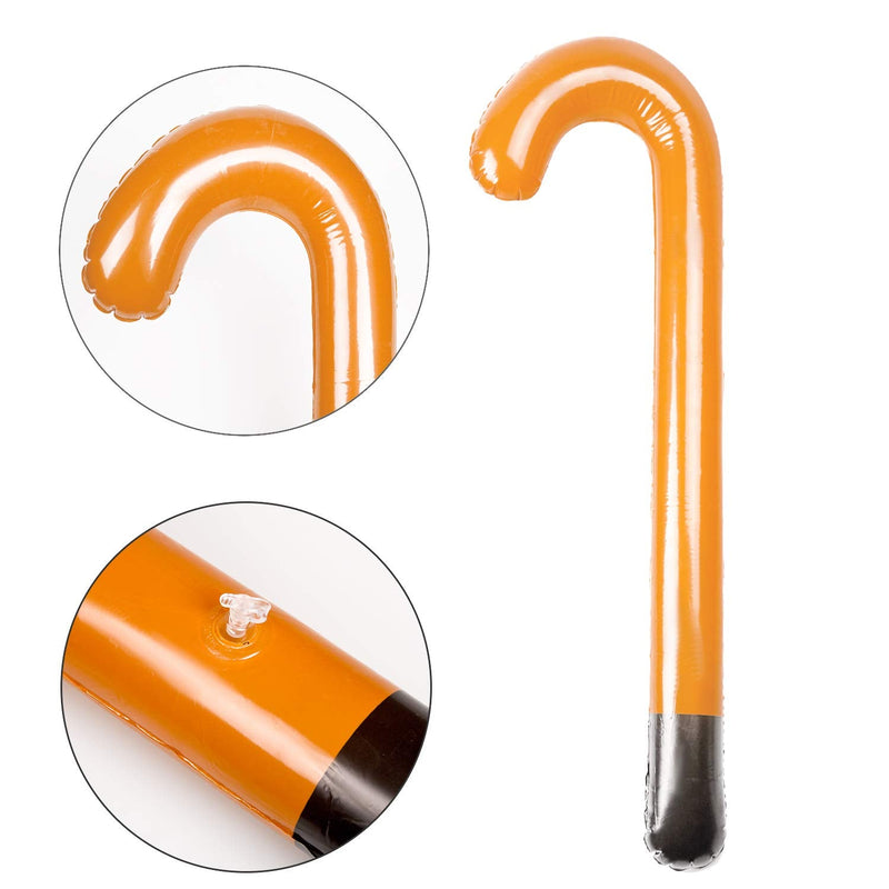 Lezevn 1 Piece Inflatable Walking Stick Blow Up Walking Stick Inflatable Joy for Dress Up Old Man Party Accessories (1) - BeesActive Australia