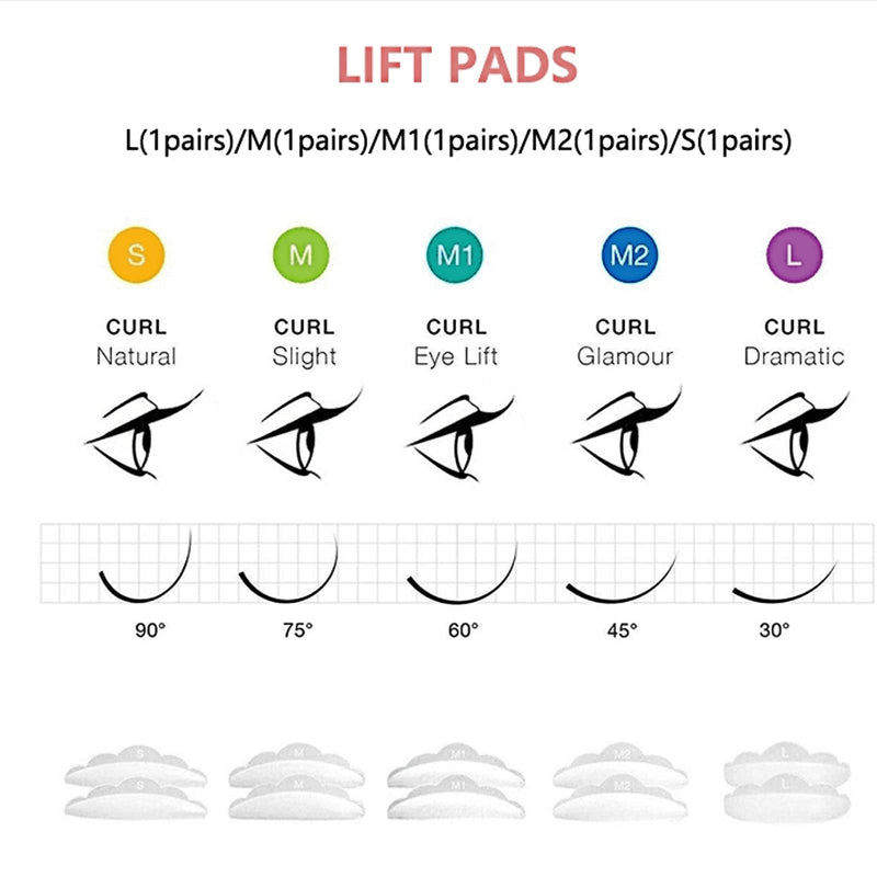 Libeauty Lash Lift Kit Brow Lamination Kit Lasting 8 Weeks Professional Semi-Permanent Curling Perming Wave Lotion & Liquid Set Black - BeesActive Australia