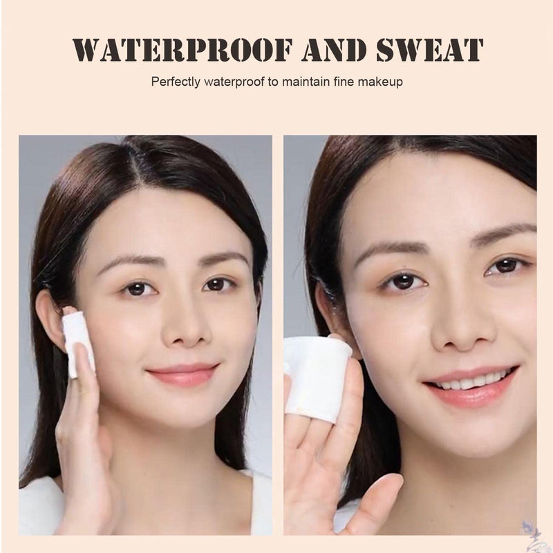 2 Pack Mushroom Head Air Cushion CC Cream BB Cream, Concealer Lasting Nude Makeup Moisturizing Brightening Pigment CC Liquid Foundation Ivory - BeesActive Australia