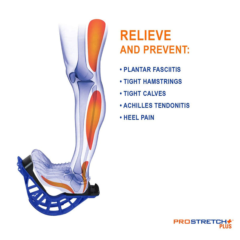 ProStretch Plus Customizable/Adjustable Calf Stretcher and Foot Rocker for Plantar Fasciitis, Achilles Tendonitis and Tight Calves, Made in USA - BeesActive Australia