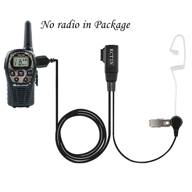 [AUSTRALIA] - Walkie Talkie Earpiece for Midland with Mic Security Headsets for GXT1000VP4 LXT600VP3 GXT1050VP4 GXT1000XB (10 Pack) 