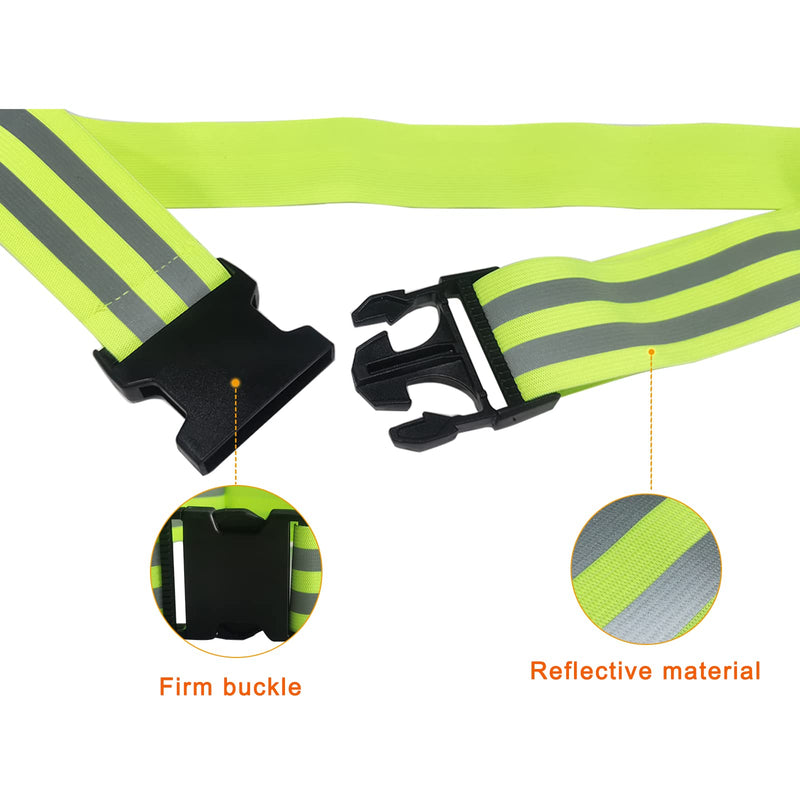 UPANBIKE Reflective Bands for Wrist, Arm, Ankle, Leg Reflective Straps for Night Runing,Cycling,Walking Safety Reflective Gear Black - BeesActive Australia