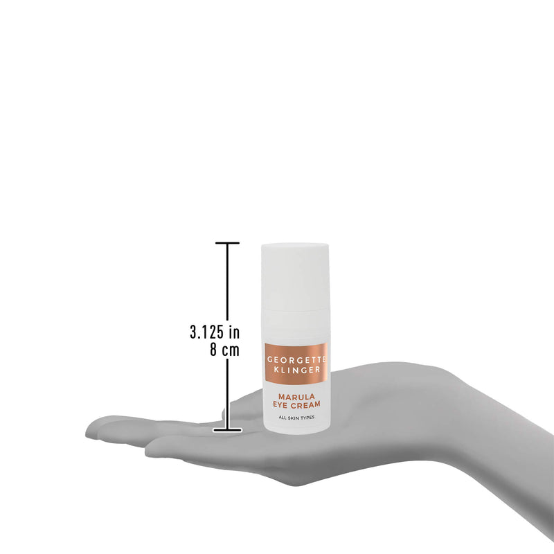 Anti Aging Marula Eye Cream by Georgette Klinger w/ Caffeine & Hyaluronic Acid - for Puffiness, Dark Circles, Wrinkles 1/2 Ounce - BeesActive Australia