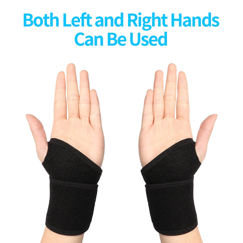Wrist Supports 1Pair, Wrist Straps Right&Left Hand, Wrist Compression Support for Arthritis, Wrist Braces for Gym, Breathable Adjustable Relief for Carpal Tunnel Tendonitis Weightlifting Joint Pain 1 Pair - BeesActive Australia