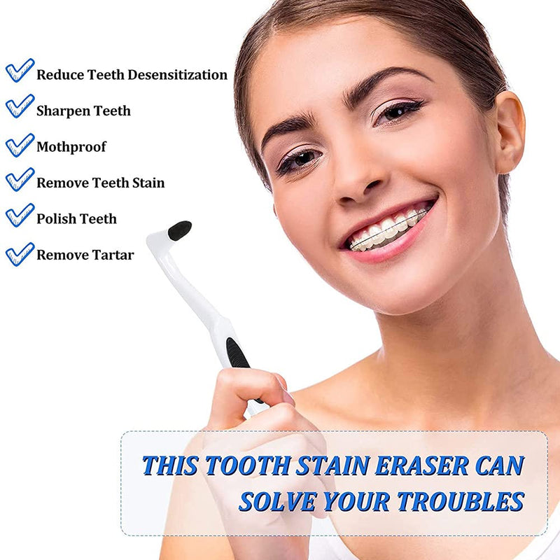 Dental Tartar Remover for Teeth,Teeth Polishing Tooth Stain Clean Teeth Whitening(White) - BeesActive Australia