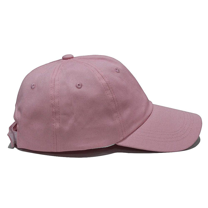 Plain Baseball Cap, 100% Cotton Classic Baseball Hat, Low Profile Plain Adjustable Dad Caps for Men and Women Pink - BeesActive Australia