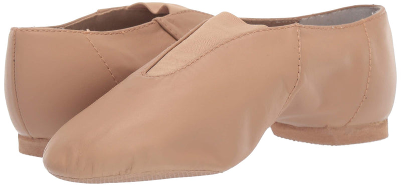 [AUSTRALIA] - Bloch Dance Women's Super Jazz Leather and Elastic Slip On Jazz Shoe 7.5 Tan 