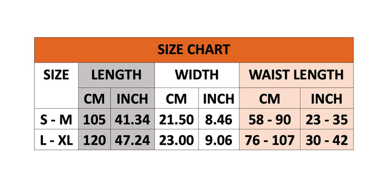 ACTIVLI Waist Trimmer Lumbar Support Belt for Men & Women - A Perfect Stretchable and Breathable Stomach Slimmer (Black, S-M) - BeesActive Australia