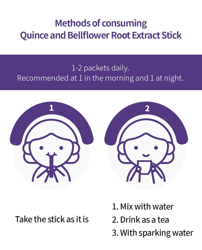 SAMSIDAE Korean Bellflower Root Extract, Pear and Quince (10g X 30 Stick Pouches). Good Source of Fiber, Potassium, Magnesium, Vitamin C&K. Men, Women and All Ages. - BeesActive Australia